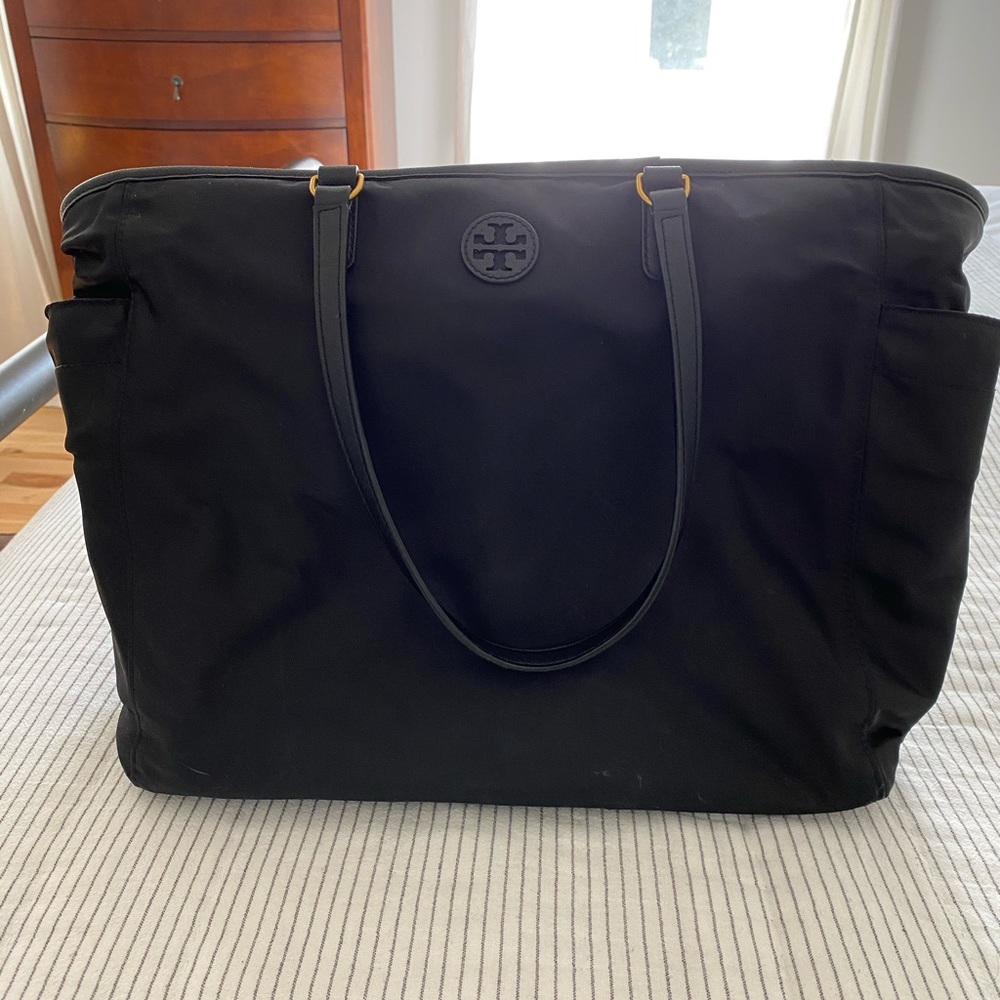 TORY BURCH diaper bag!